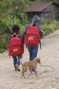 Camino a la escuela